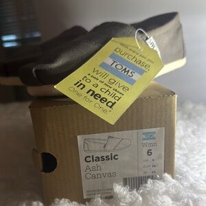 TOMS Ash Canvas Slip-Ons
